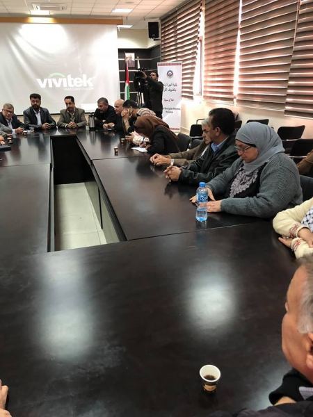 رام الله : اجتماع موسع يبحث سبل التصدي لقانون اعدام الاسرى