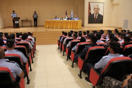  الاحتفال بتخريج دورة تأهيل ضباط الشرطة السادسة عشرة في اريحا