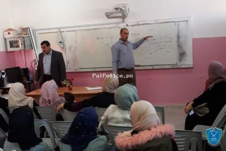 الشرطة تنظم لقاء توعويا حول الجرائم الالكتونية في جنين