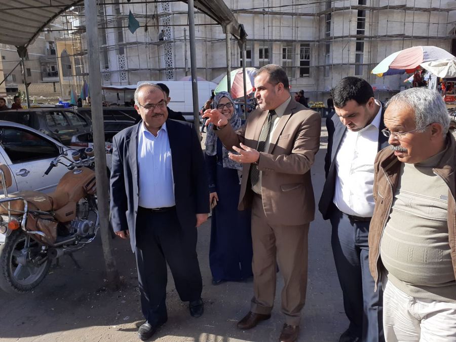 وكيل وزارة الأشغال العامة والإسكان يطلع على مشاريع بلدية خانيونس ويشيد بإنجازاتها