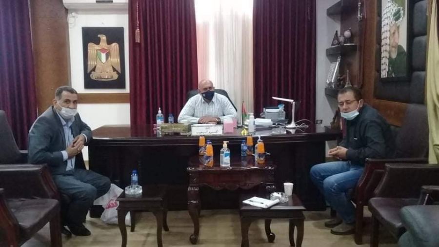 الرجوب يلتقي رئيس بلدية ميثلون