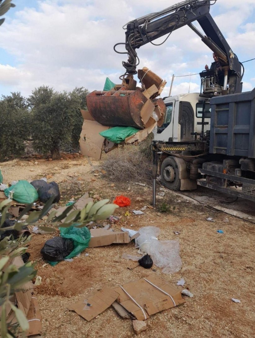 ضبط نفايات طبية خطيرة مهربة من المستوطنات غرب سلفيت