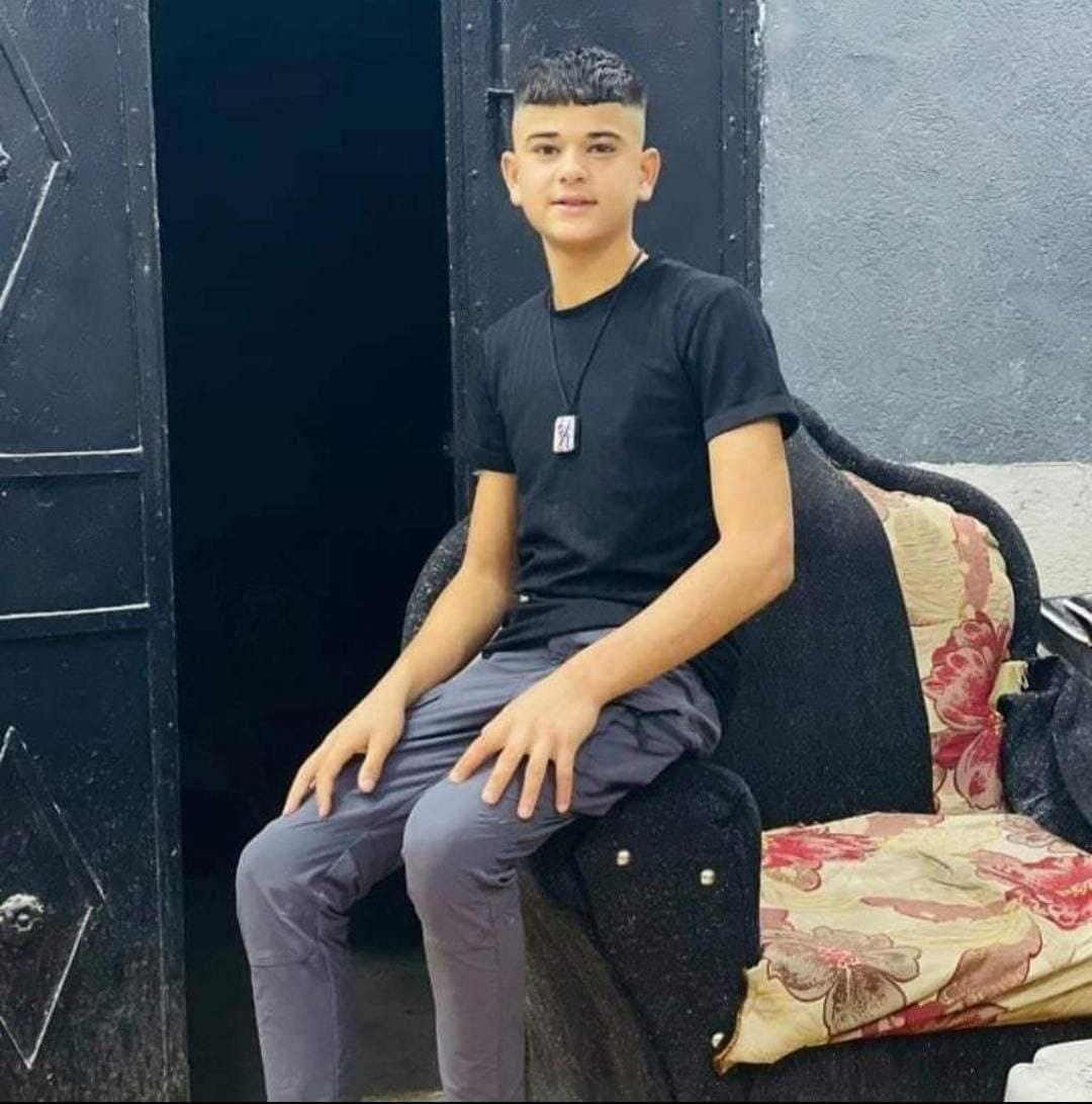 استشهاد الطفل معتز عيد متأثرا بإصابته برصاص الاحتلال في بورين جنوب نابلس