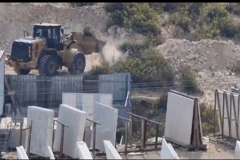 الاحتلال يجرف دونمين غرب سلفيت