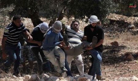 اصابة 3 شبان بجروح واحتجاز طفل خلال قمع الاحتلال لمسيرة كفر قدوم