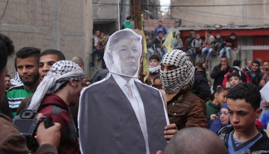 أطفال غزة يحاكمون ترامب