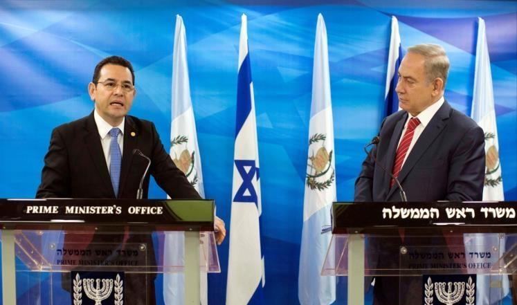 غواتيمالا تقرر نقل سفارتها من تل ابيب للقدس