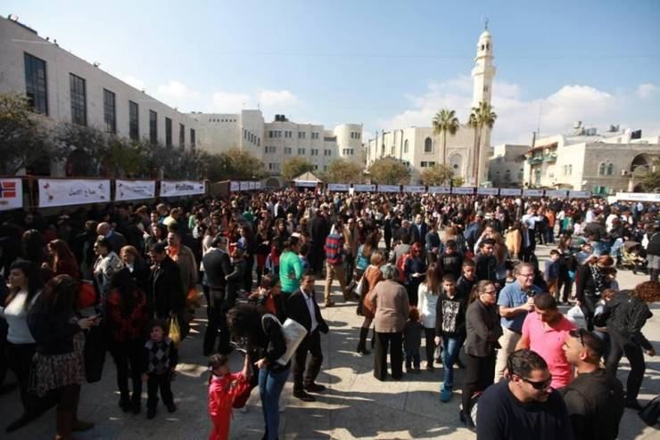 افتتاح سوق الميلاد في بيت لحم