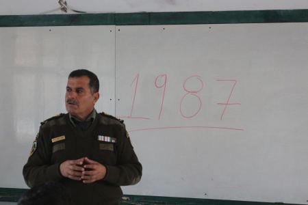 تياسير: "التوجيه السياسي" و"الإعلام" تنظمان محاضرة حول انتفاضة الحجارة
