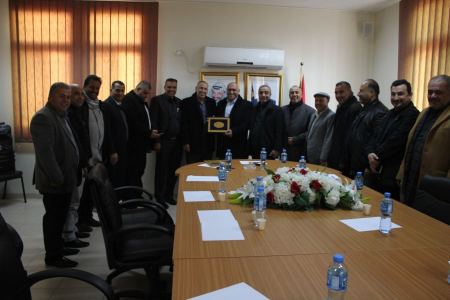 المحافظ الرجوب يبحث التعاون المشترك مع اتحاد المقاولين الفلسطينيين في جنين