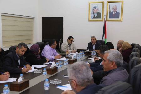 قلقيلية : اجتماع لجنة السلامة العامة