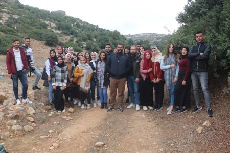 جنين: محاضرة لمنتدى "ندى" وجولة داخل محمية أم التوت