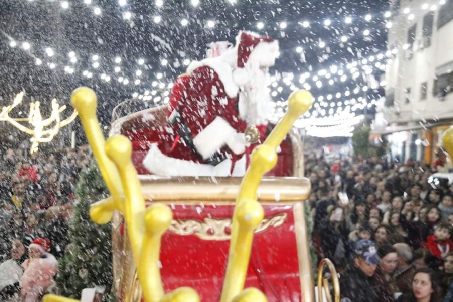 انطلاق قافلة أعياد الميلاد في بلدة الزبابدة