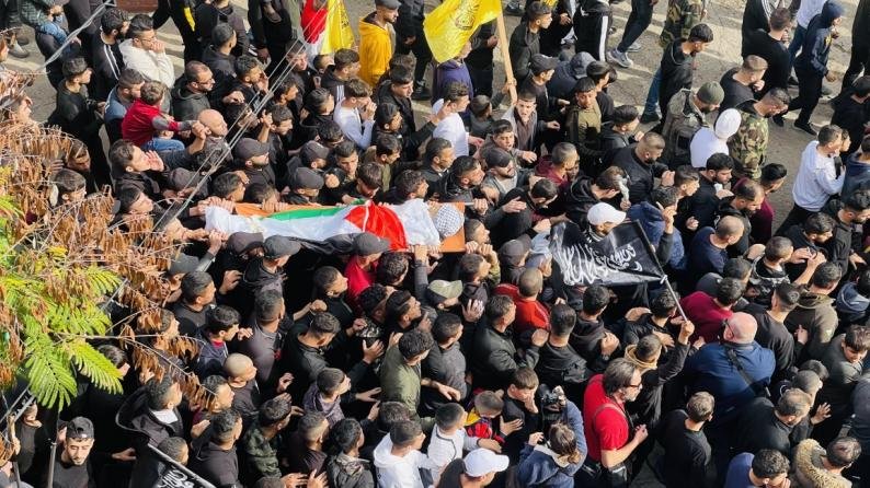 جماهير غفيرة تشيع جثامين ستة شهداء في جنين