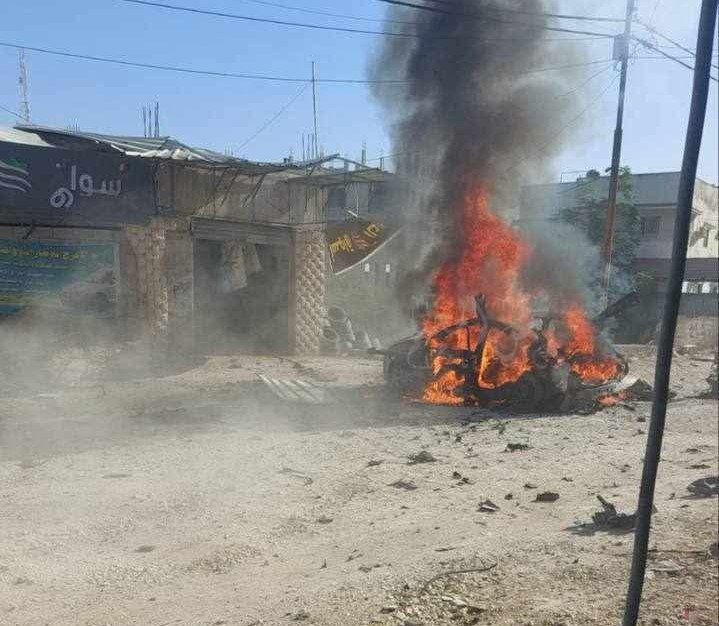 الاحتلال يقصف مركبة في مخيم طولكرم