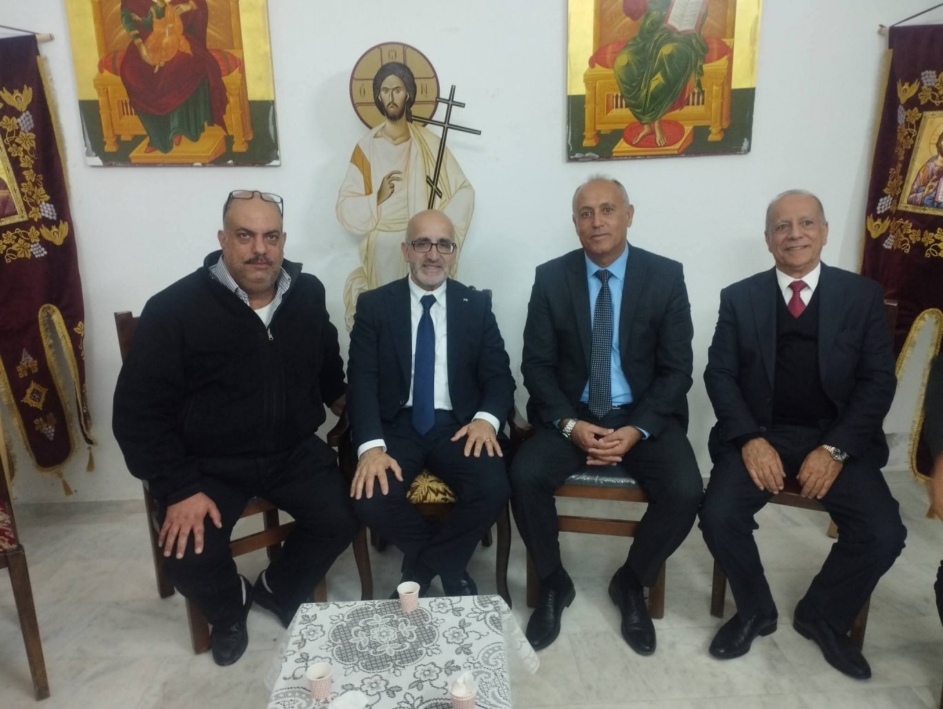 تحت رعاية الوكيل البطريركي في بيت لحم ووزير التخطيط والتعاون الدولي ومشاركة محافظي جنين وطوباس ورئيس بلدية الزبابدة وفعاليات رسمية وشعبية افتتاح بازار 