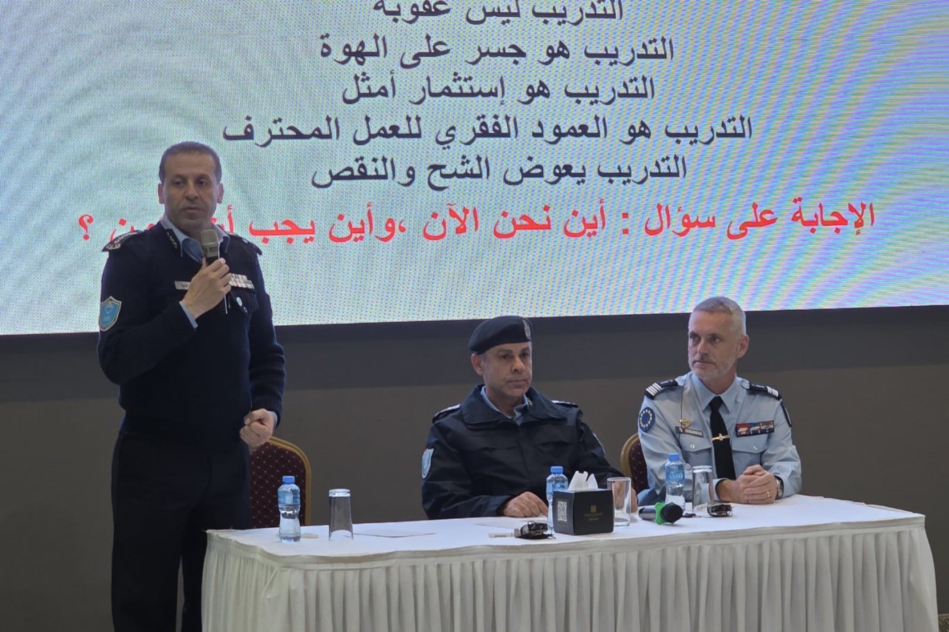 اللواء السقا يفتتح ورشة عمل تطوير منظومة التدريب في جهاز الشرطة