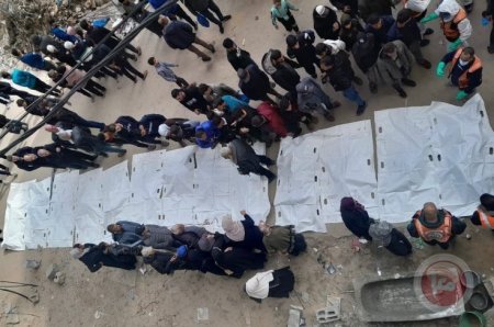 البدء بانتشال جثامين الشهداء من أسفل المنازل الصغيرة في قطاع غزة