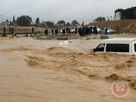 الأرصاد الاسرائيلية تطلق تخذيرا باللون الأحمر وسط توقعات بفيضانات وسيول جارفة